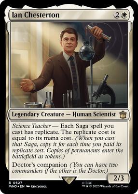 Ian Chesterton (Surge Foil) card from Universes Beyond: Doctor Who