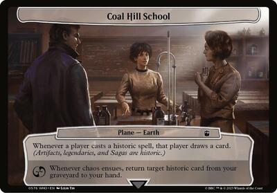 Coal Hill School card from Planechase: Universes Beyond: Doctor Who