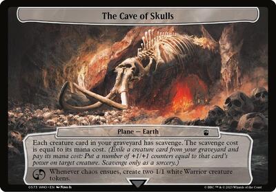 The Cave of Skulls card from Planechase: Universes Beyond: Doctor Who