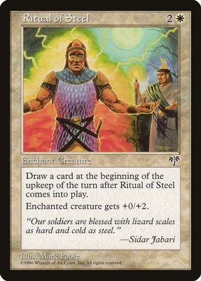Ritual of Steel card from Mirage