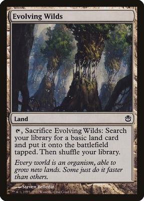 Evolving Wilds card from Duel Decks: Ajani vs. Nicol Bolas