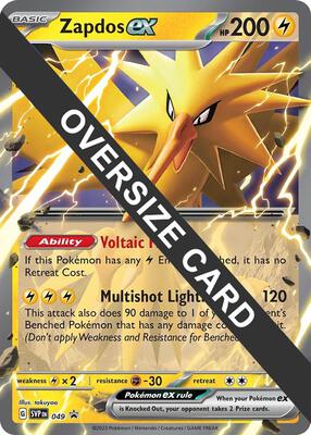 Zapdos ex - 049 card from Jumbo Cards
