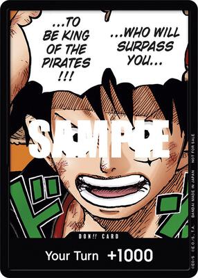DON!! Card (Monkey.D.Luffy) (1st Anniversary DON!! Card Pack) card from One Piece Promotion Cards