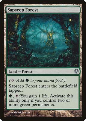 Sapseep Forest card from Duel Decks: Ajani vs. Nicol Bolas