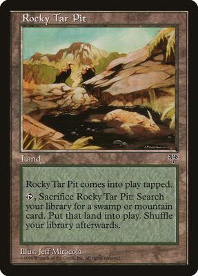 Rocky Tar Pit card from Mirage