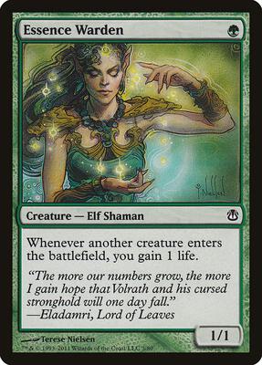 Essence Warden card from Duel Decks: Ajani vs. Nicol Bolas