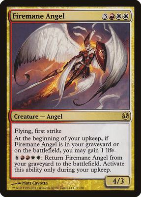Firemane Angel card from Duel Decks: Ajani vs. Nicol Bolas