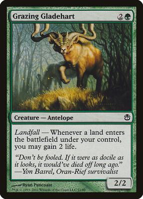 Grazing Gladehart card from Duel Decks: Ajani vs. Nicol Bolas