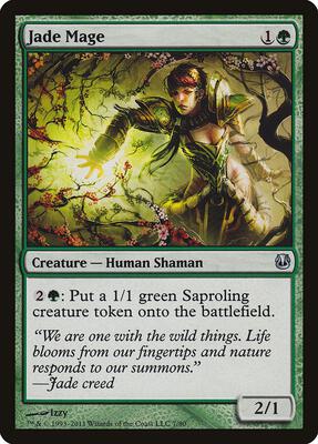 Jade Mage card from Duel Decks: Ajani vs. Nicol Bolas