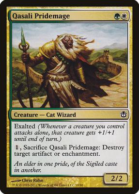 Qasali Pridemage card from Duel Decks: Ajani vs. Nicol Bolas