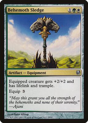 Behemoth Sledge card from Duel Decks: Ajani vs. Nicol Bolas