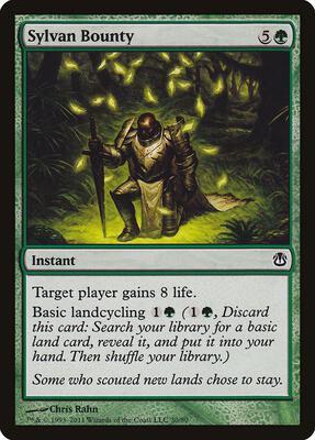 Sylvan Bounty card from Duel Decks: Ajani vs. Nicol Bolas