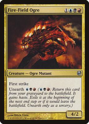 Fire-Field Ogre card from Duel Decks: Ajani vs. Nicol Bolas