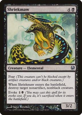 Shriekmaw card from Duel Decks: Ajani vs. Nicol Bolas