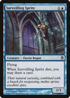 Surveilling Sprite card from Duel Decks: Ajani vs. Nicol Bolas