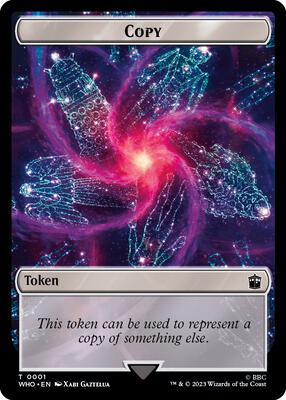 Copy // Treasure (0029) Double-Sided Token card from Universes Beyond: Doctor Who
