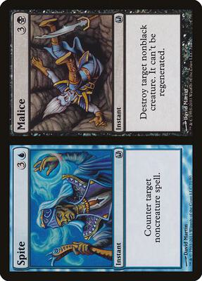 Spite // Malice card from Duel Decks: Ajani vs. Nicol Bolas