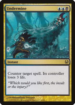 Undermine card from Duel Decks: Ajani vs. Nicol Bolas