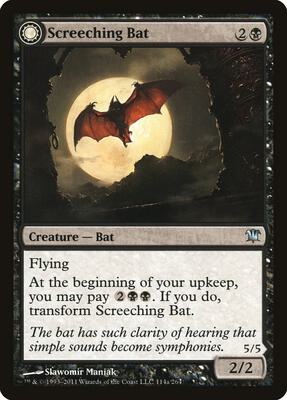 Screeching Bat card from Innistrad