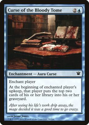 Curse of the Bloody Tome card from Innistrad