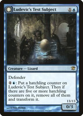 Ludevic's Test Subject card from Innistrad
