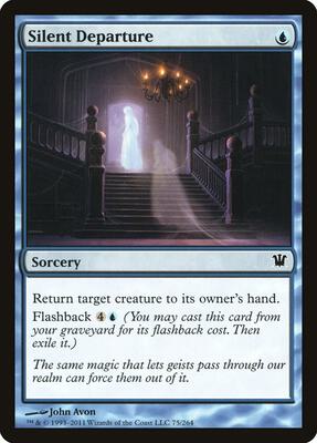 Silent Departure card from Innistrad