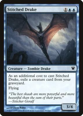 Stitched Drake card from Innistrad