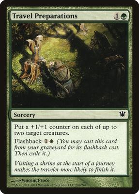 Travel Preparations card from Innistrad