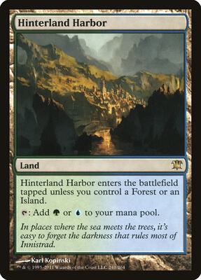Hinterland Harbor card from Innistrad