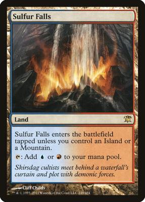 Sulfur Falls card from Innistrad