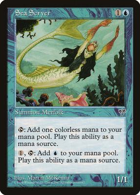 Sea Scryer card from Mirage