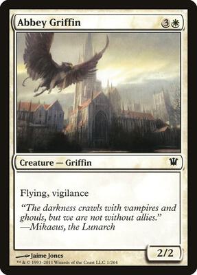 Abbey Griffin card from Innistrad