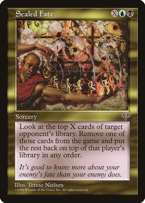 Sealed Fate card from Mirage