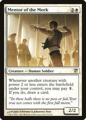 Mentor of the Meek card from Innistrad