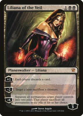 Liliana of the Veil card from Innistrad