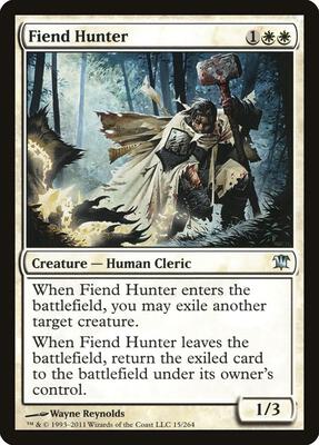 Fiend Hunter card from Innistrad