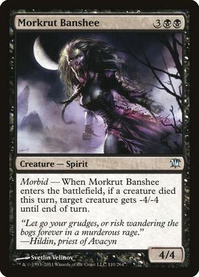 Morkrut Banshee card from Innistrad