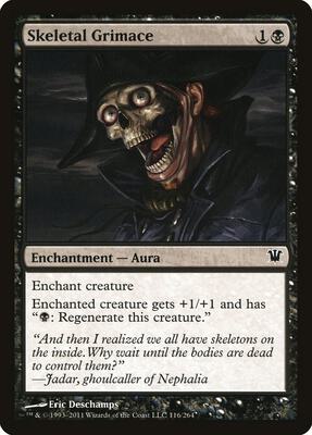 Skeletal Grimace card from Innistrad