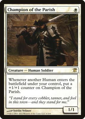 Champion of the Parish card from Innistrad