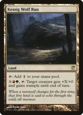 Kessig Wolf Run card from Innistrad