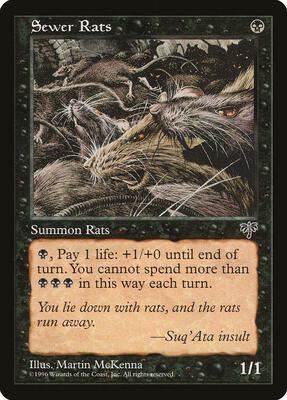Sewer Rats card from Mirage