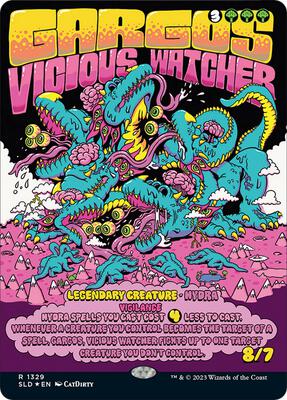 Gargos, Vicious Watcher card from Secret Lair Drop Series