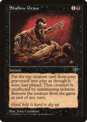 Shallow Grave card from Mirage