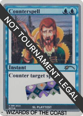 Counterspell (SL PLAYTEST) card from Secret Lair Drop Series