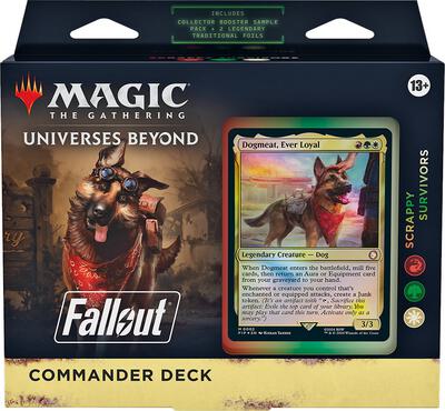 Universes Beyond: Fallout - Scrappy Survivors Commander Deck card from Universes Beyond: Fallout