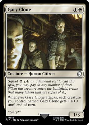 Gary Clone card from Universes Beyond: Fallout