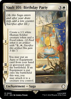 Vault 101: Birthday Party card from Universes Beyond: Fallout
