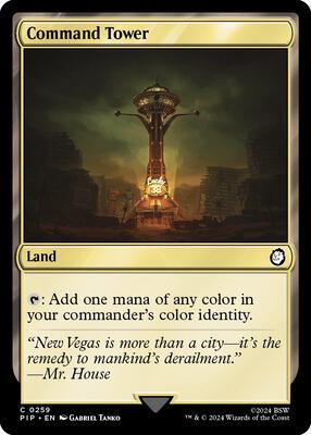 Command Tower card from Universes Beyond: Fallout