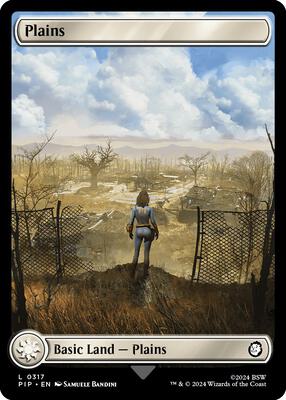 Plains (0317) card from Universes Beyond: Fallout
