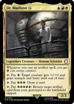 Dr. Madison Li card from Universes Beyond: Fallout